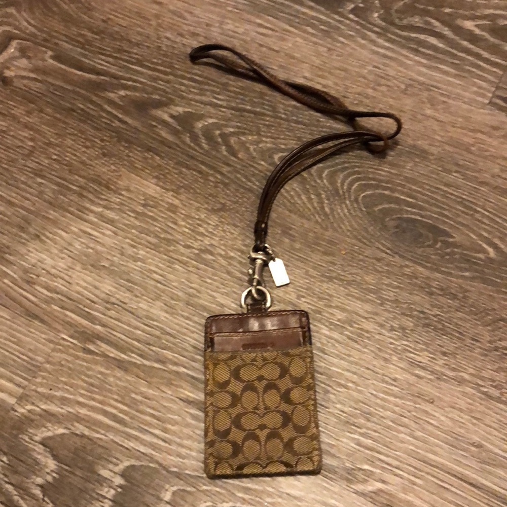 Authentic Coach lanyard